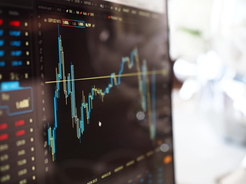 Stock Exchange Trading Floor